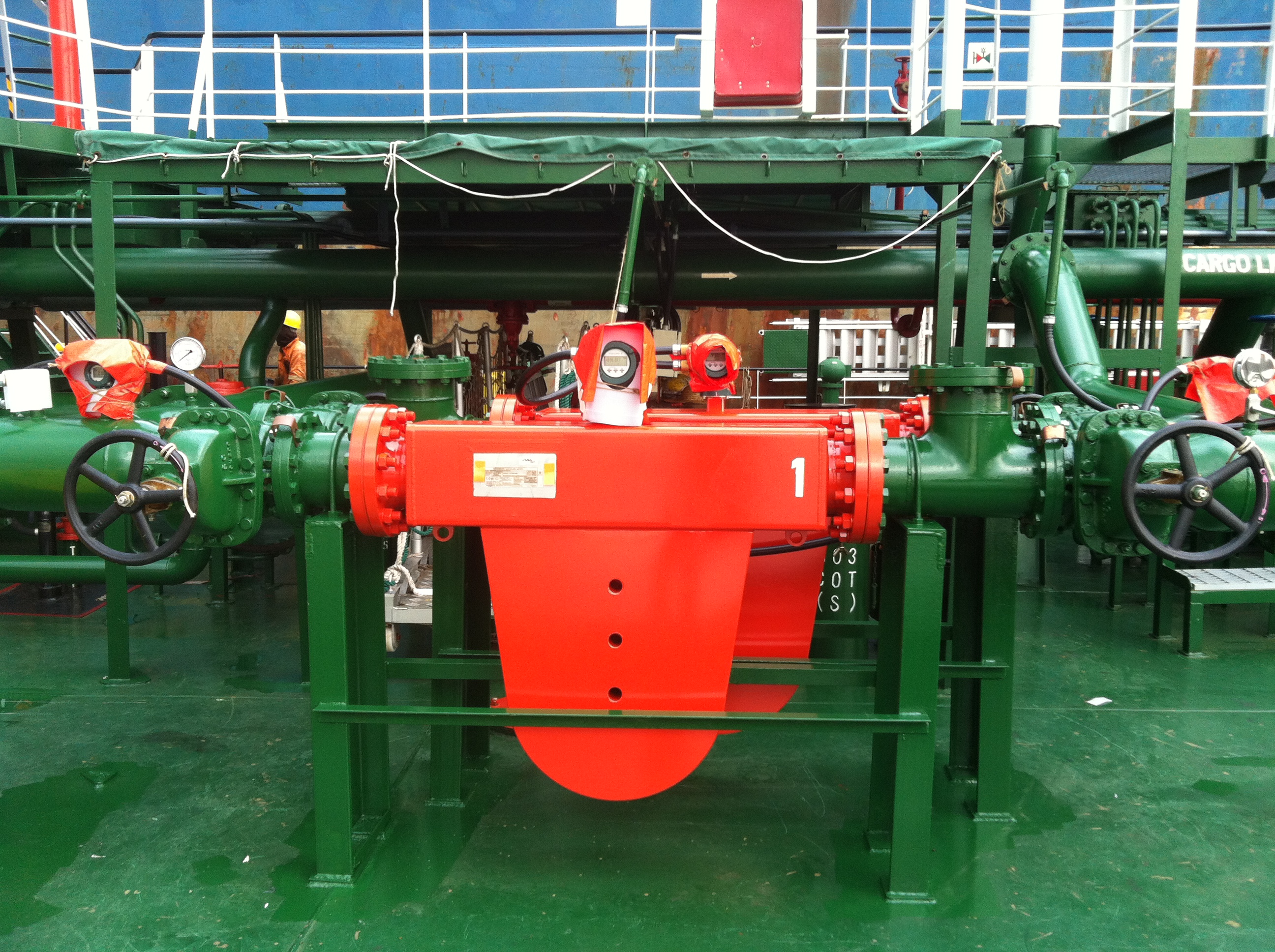 質(zhì)量流量計安裝示例